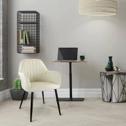 33 In. Beige High Back Tufted Fabric Bar Stool with Metal Legs (Set of 2) by Elama -Elama Sales Store beige elama bar stools 985116689m 31 1000