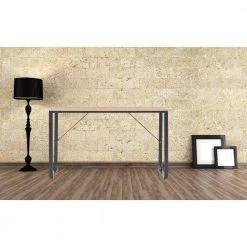 47.2 in. Rectangular Black and Oak Chipboard Computer Desk with Simple Yet Stylish Style by Cubilan 15 47.2 in. Rectangular Black and Oak Chipboard Computer Desk with Simple Yet Stylish Style by Cubilan -Elama Sales Store black and oak cubilan computer desks 20252 31 1000