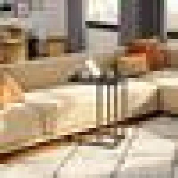 18.9 in. Black C-Shaped Wood End Table by Cubilan 5 18.9 in. Black C-Shaped Wood End Table by Cubilan - Image 5