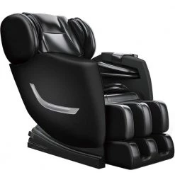 Black High Grade Synthetic Leather Massage Chair by Cubilan