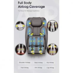 Black Faux Leather Massage Chair by Cubilan 13 Black Faux Leather Massage Chair by Cubilan -Elama Sales Store black cubilan massage chairs 860616488 1f 1000