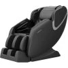Black Faux Leather Massage Chair by Cubilan