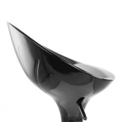 2-Piece Modern Bombo Adjustable 30.31 in. Bar Stool in Black with Chrome Base by Elama -Elama Sales Store black elama bar stools 985116247m 76 1000