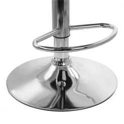 2-Piece Tufted Faux Leather Adjustable 35 in. Bar Stool in Black with Chrome Trim and Base by Elama 16 2-Piece Tufted Faux Leather Adjustable 35 in. Bar Stool in Black with Chrome Trim and Base by Elama -Elama Sales Store black elama bar stools 985116248m 44 1000