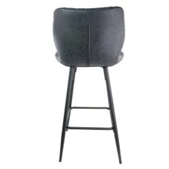 2-Piece Diamond Stitched Faux Leather 39 in. Bar Chair in Black with Metal Legs by Elama 15 2-Piece Diamond Stitched Faux Leather 39 in. Bar Chair in Black with Metal Legs by Elama -Elama Sales Store black elama bar stools 985116684m 1f 1000