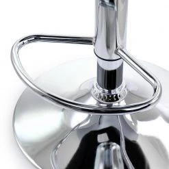 2-Piece Diamond Tufted Faux Leather Adjustable 35 in. Bar Stool in Black with Chrome Base by Elama -Elama Sales Store black elama bar stools 985116697m 44 1000