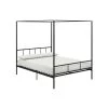 Marion Black Full Size Canopy Bed by Novogratz