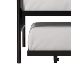 Bushwick Black Metal Twin Size Daybed and Trundle by Novogratz 17 Bushwick Black Metal Twin Size Daybed and Trundle by Novogratz -Elama Sales Store black novogratz daybeds 4374039n 66 1000
