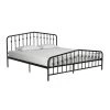 Bushwick Black King Metal Bed by Novogratz
