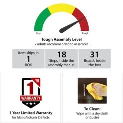 Kelly 5-Drawer Black Oak and Faux Rattan Dresser 47.21 in. H x 27.19 in. W x 19.69 in. D by Novogratz 19 Kelly 5-Drawer Black Oak and Faux Rattan Dresser 47.21 in. H x 27.19 in. W x 19.69 in. D by Novogratz -Elama Sales Store black oak and faux rattan novogratz chest of drawers 5799335com 1f 1000