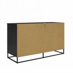 Kelly 6-Drawer Black Oak and Faux Rattan Dresser 31.77 in. H x 53.62 in. W x 19.69 in. D by Novogratz 15 Kelly 6-Drawer Black Oak and Faux Rattan Dresser 31.77 in. H x 53.62 in. W x 19.69 in. D by Novogratz -Elama Sales Store black oak novogratz dressers 9230335com 66 1000