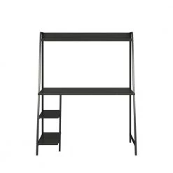 Bushwick 43.8 in. Black Oak Ladder Desk by Novogratz