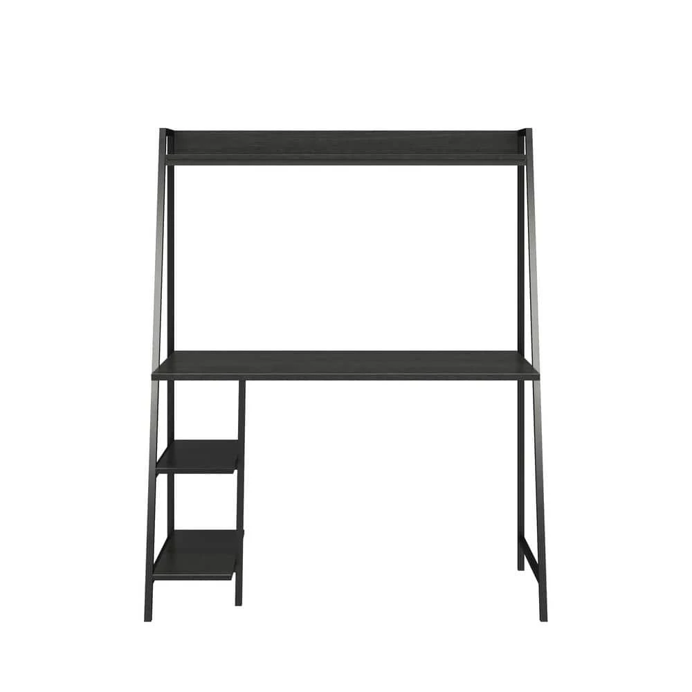 Bushwick 43.8 in. Black Oak Ladder Desk by Novogratz 1 Bushwick 43.8 in. Black Oak Ladder Desk by Novogratz