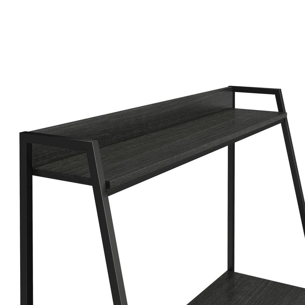 Bushwick 43.8 in. Black Oak Ladder Desk by Novogratz 4 Bushwick 43.8 in. Black Oak Ladder Desk by Novogratz - Image 4