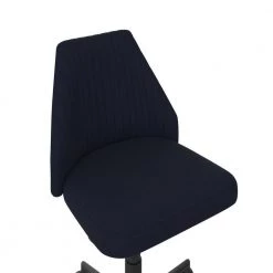Brittany Blue Linen Office Chair with Castors by Novogratz 15 Brittany Blue Linen Office Chair with Castors by Novogratz -Elama Sales Store blue linen novogratz task chairs 2391629n 66 1000