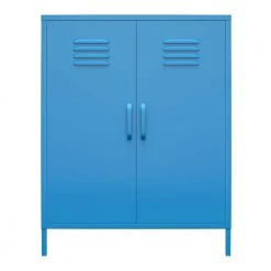 Cache Blue 2-Door Metal Storage Cabinet by Novogratz 9 Cache Blue 2-Door Metal Storage Cabinet by Novogratz -Elama Sales Store blue novogratz accent cabinets 3384810com c3 1000