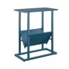 Regal 23.5 in. Blue End Table with Magazine Rack by Novogratz