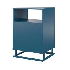 Regal Blue Turntable Stand by Novogratz -Elama Sales Store blue novogratz media storage 5812906com 66 1000