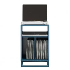 Regal Blue Turntable Stand by Novogratz -Elama Sales Store blue novogratz media storage 5812906com c3 1000