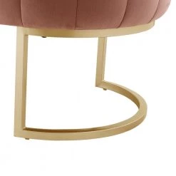 Mohit Blush/Gold Benches Upholstered Velvet 53 in. L x 22 in. W x 18 in. H by Nicole Miller 12 Mohit Blush/Gold Benches Upholstered Velvet 53 in. L x 22 in. W x 18 in. H by Nicole Miller -Elama Sales Store blush gold nicole miller bedroom benches nbh135 02bh hd 77 1000