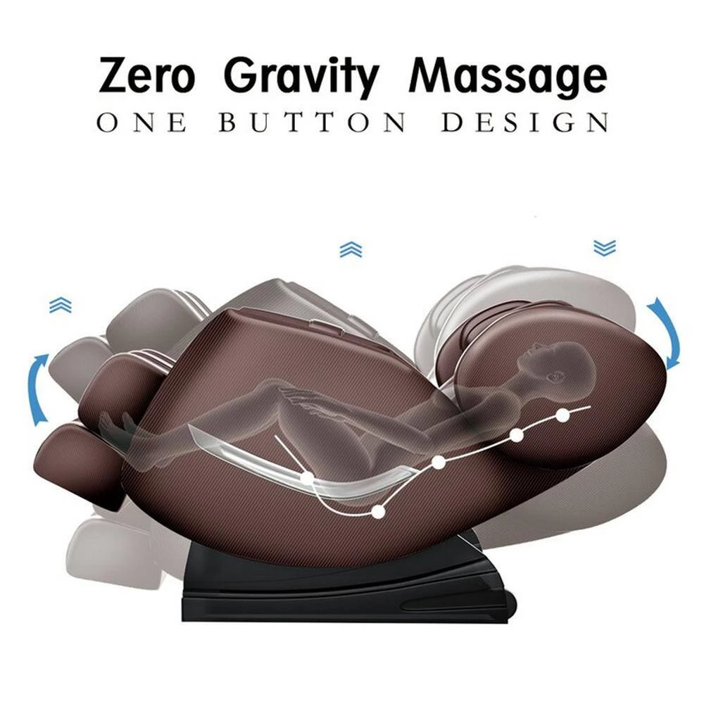 Brown High Grade Synthetic Leather Massage Chair by Cubilan 6 Brown High Grade Synthetic Leather Massage Chair by Cubilan - Image 6