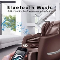 Brown High Grade Synthetic Leather Massage Chair by Cubilan 12 Brown High Grade Synthetic Leather Massage Chair by Cubilan -Elama Sales Store brown cubilan massage chairs 276445314 4f 1000