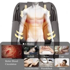 Brown Faux Leather Massage Chair by Cubilan 13 Brown Faux Leather Massage Chair by Cubilan -Elama Sales Store brown cubilan massage chairs 817342090 c3 1000