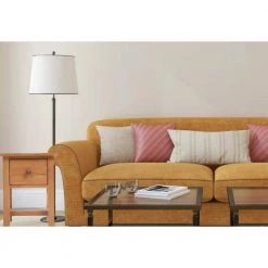 1-Drawer Brown Nightstand(18.5 in. X 14.2 in. X 11.8 in.) by Cubilan -Elama Sales Store brown cubilan nightstands 243930 31 1000