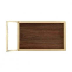 Kenji Gold/Walnut Bar Cart with Open Wine Bottle and Stemware Storage by Nicole Miller 14 Kenji Gold/Walnut Bar Cart with Open Wine Bottle and Stemware Storage by Nicole Miller -Elama Sales Store gold walnut nicole miller bar carts nbc125 09wt hd fa 1000