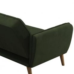 Tallulah Memory Foam Green Velvet Futon by Novogratz 19 Tallulah Memory Foam Green Velvet Futon by Novogratz -Elama Sales Store green velvet novogratz futons 2144979n 66 1000