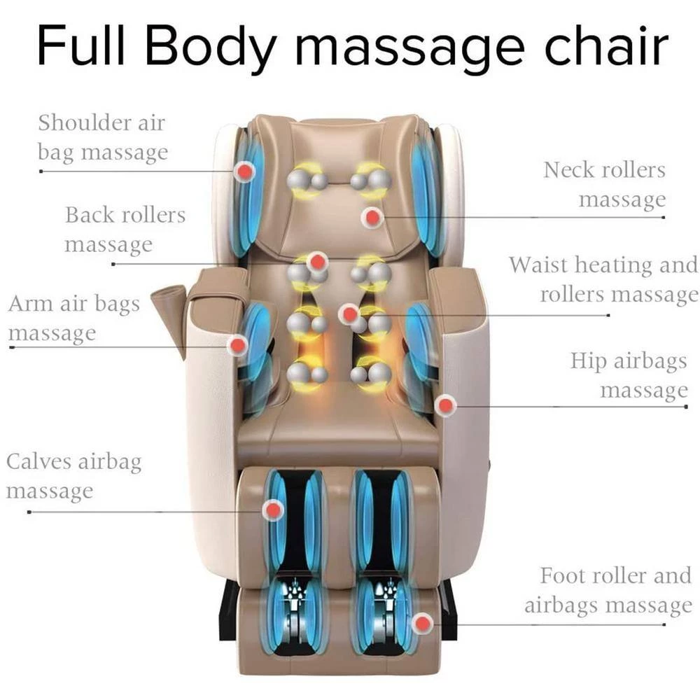 Greenish brown High Grade Synthetic Leather Massage Chair by Cubilan 5 Greenish brown High Grade Synthetic Leather Massage Chair by Cubilan - Image 5