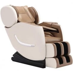 Greenish brown High Grade Synthetic Leather Massage Chair by Cubilan