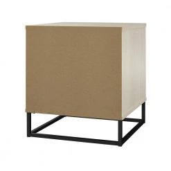 Kelly 1-Drawer Ivory Oak Nightstand by Novogratz -Elama Sales Store ivory oak novogratz nightstands 4545339com 66 1000