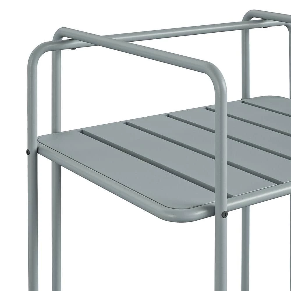 Penelope Outdoor/Indoor Cart, Gray by Novogratz 7 Penelope Outdoor/Indoor Cart, Gray by Novogratz - Image 7