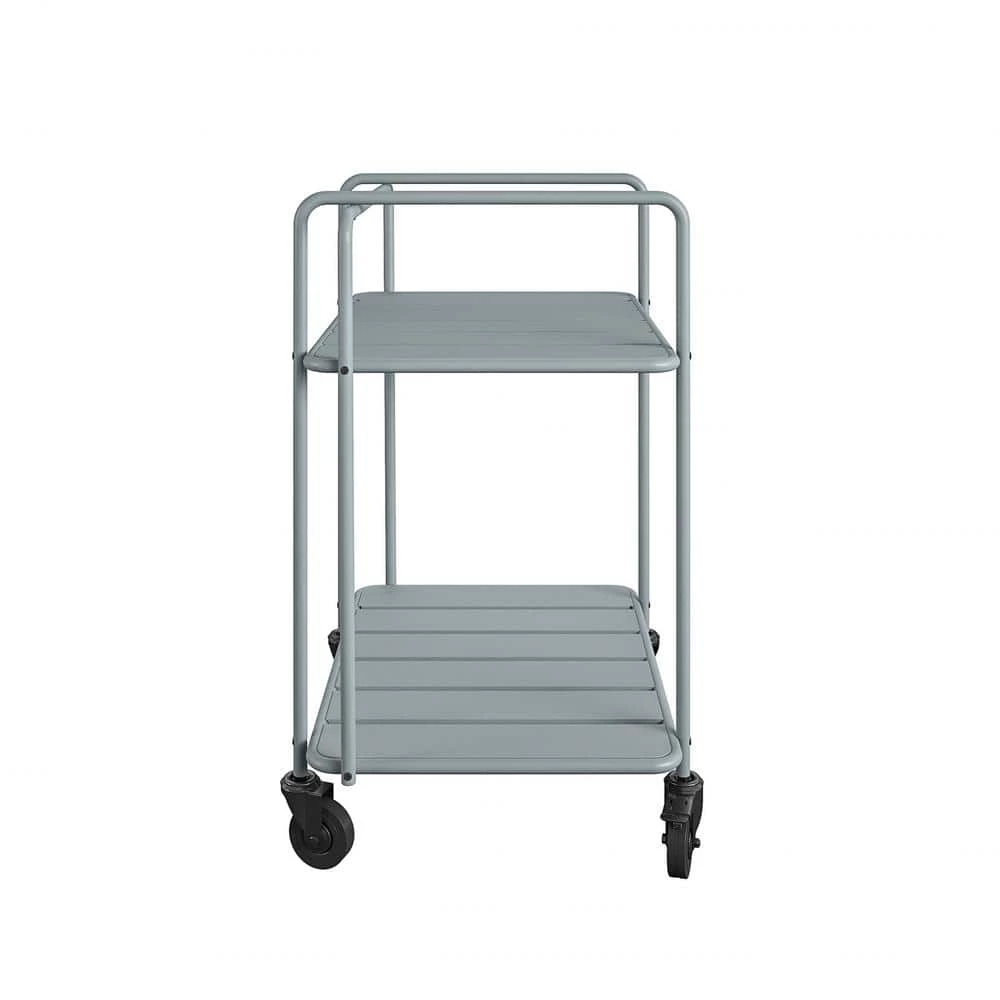 Penelope Outdoor/Indoor Cart, Gray by Novogratz 1 Penelope Outdoor/Indoor Cart, Gray by Novogratz