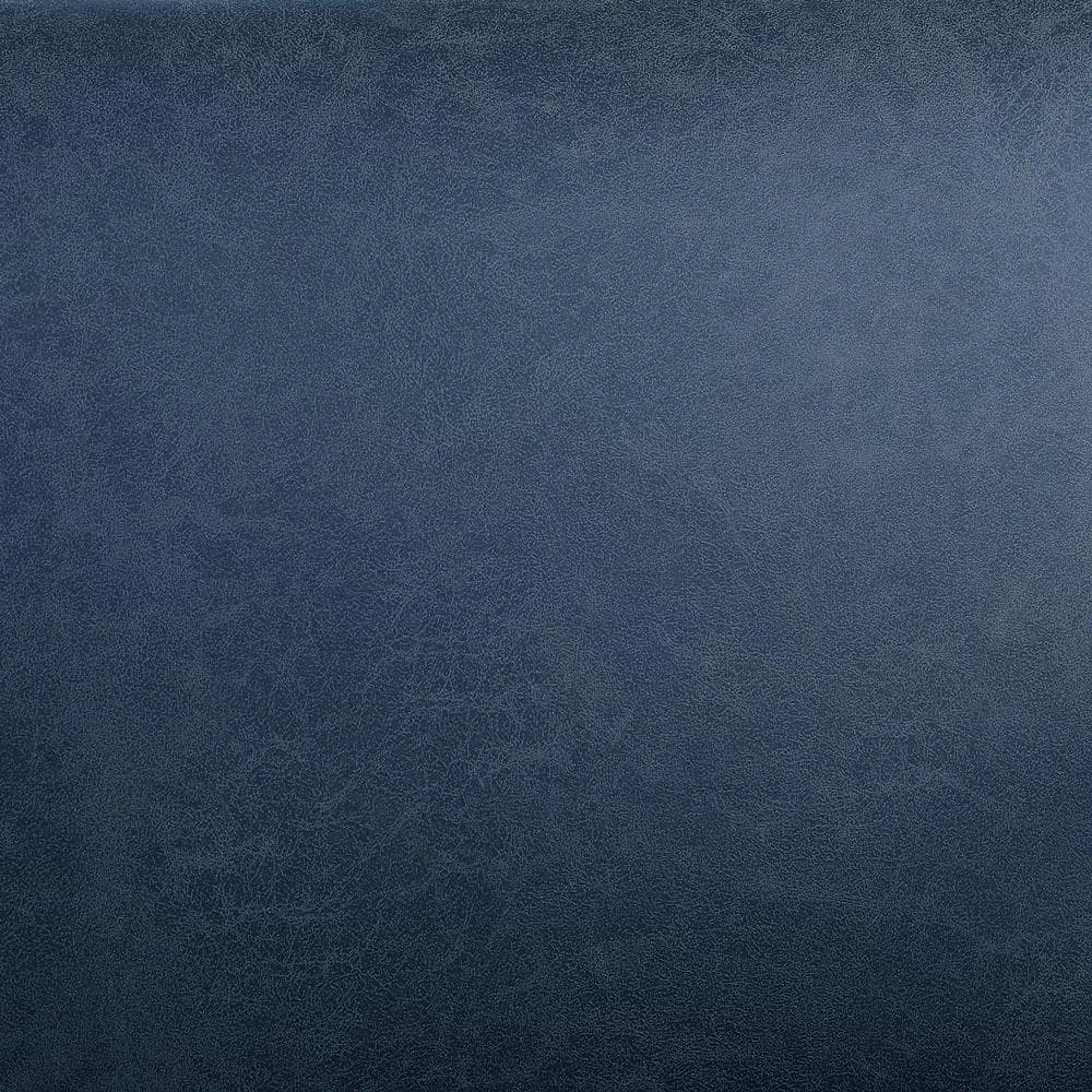 Konnor Navy/Chrome PU Leather Accent Chair with Square Arm by Nicole Miller 4 Konnor Navy/Chrome PU Leather Accent Chair with Square Arm by Nicole Miller - Image 4