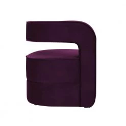 Otis Purple Velvet Accent Chair with Upholstered by Nicole Miller 14 Otis Purple Velvet Accent Chair with Upholstered by Nicole Miller -Elama Sales Store purple velvet nicole miller accent chairs nac141 02pl hd 1f 1000
