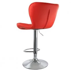 2-Piece Diamond Tufted Faux Leather Adjustable 35 in. Bar Stool in Red with Chrome Base by Elama 16 2-Piece Diamond Tufted Faux Leather Adjustable 35 in. Bar Stool in Red with Chrome Base by Elama -Elama Sales Store red elama bar stools 985116699m 44 1000