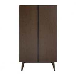 Brittany 54.75 in. Walnut 4-Shelf Standard Bookcase by Novogratz 10 Brittany 54.75 in. Walnut 4-Shelf Standard Bookcase by Novogratz -Elama Sales Store walnut novogratz bookcases bookshelves 1686801com 66 1000
