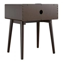 Brittany 1-Drawer Walnut Nightstand by Novogratz 10 Brittany 1-Drawer Walnut Nightstand by Novogratz -Elama Sales Store walnut novogratz nightstands 7847801com 66 1000