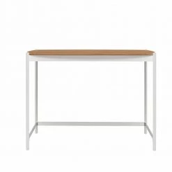 Tallulah 41.97 in Walnut/White Writing Desk by Novogratz