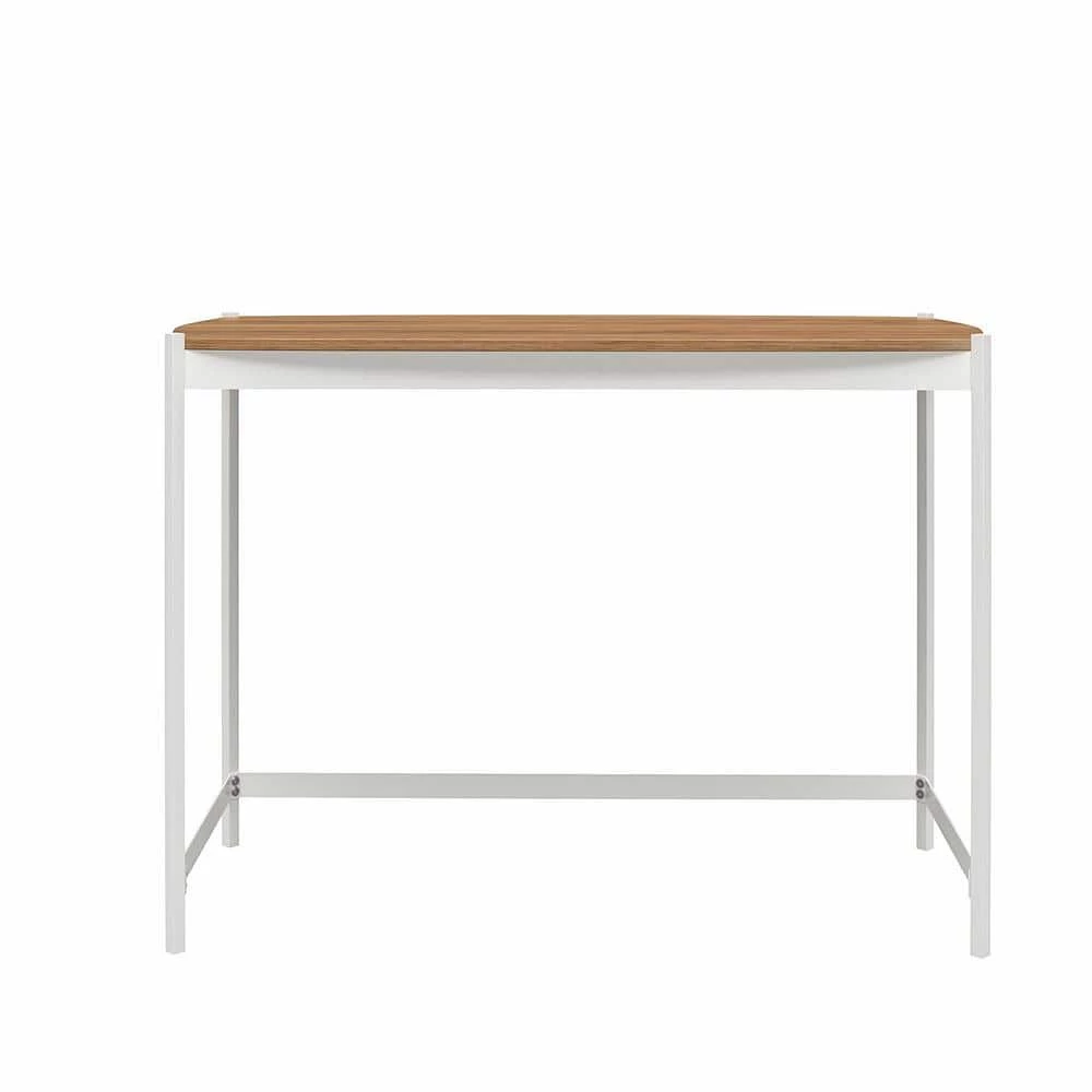 Tallulah 41.97 in Walnut/White Writing Desk by Novogratz 1 Tallulah 41.97 in Walnut/White Writing Desk by Novogratz
