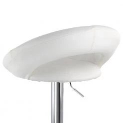 2-Piece Retro Adjustable 38.6 in. Faux Leather Bar Stool in White with Chrome Base by Elama 16 2-Piece Retro Adjustable 38.6 in. Faux Leather Bar Stool in White with Chrome Base by Elama -Elama Sales Store white elama bar stools 985116244m 76 1000